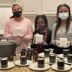 Willow, Bailey & Grace Making Scent + Light Candles